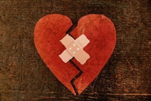 Broken Heart with Band Aid