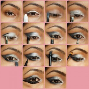 Black-Gray-Smokey-Eye-Makeup-Tutorial