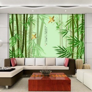 Modern-Chinese-ink-painting-of-bamboo-large-mural-bedroom-living-room-sofa-stereoscopic-television-background-wallpaper